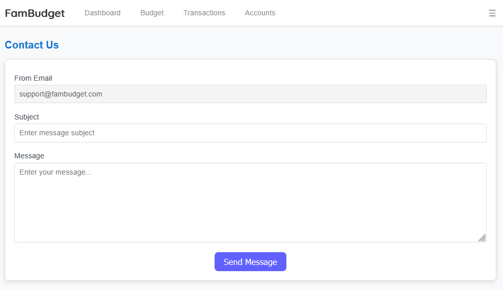 Garantie, kontaktieren Sie uns über dieses In-App-Formular
